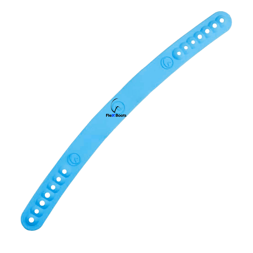 Flex boot back strap
