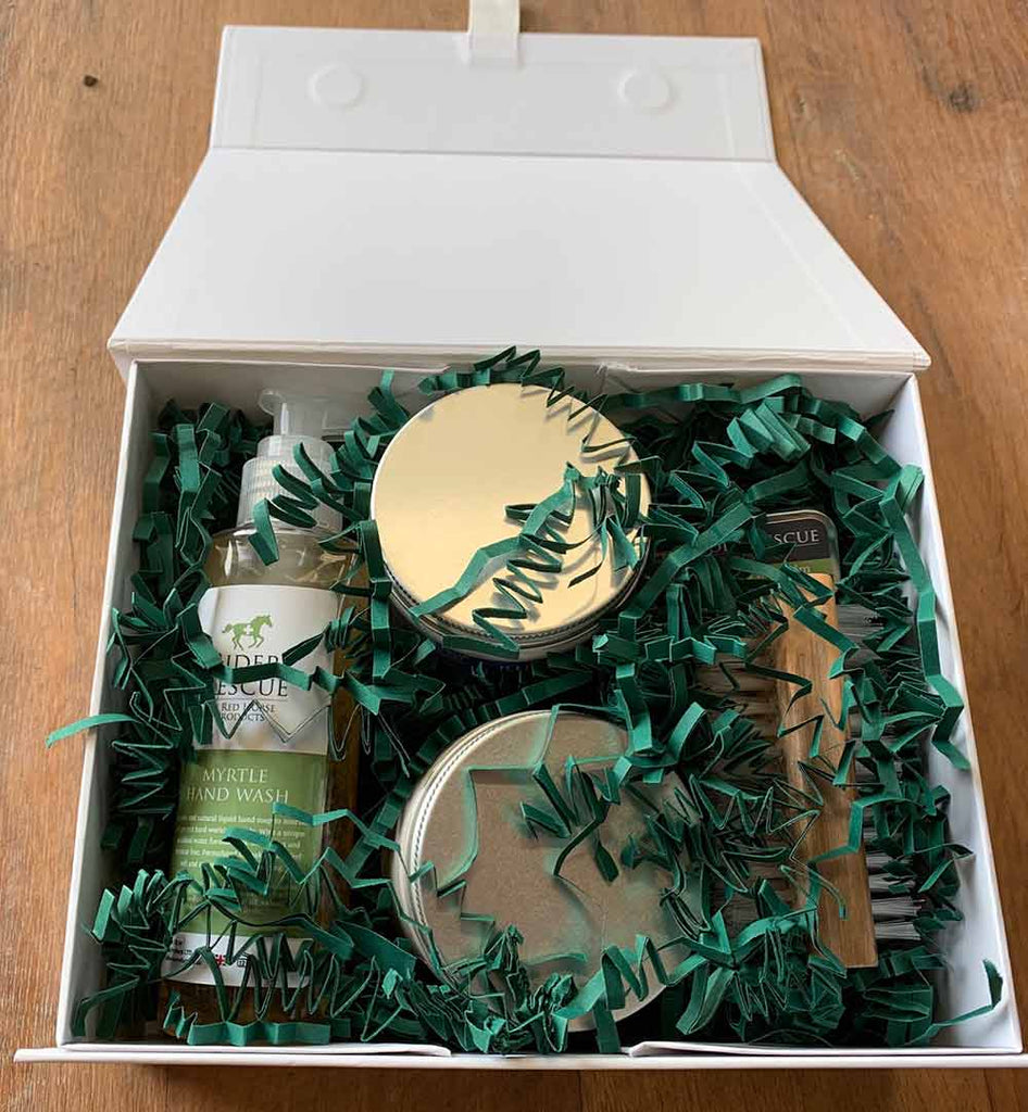 Red Horse rider rescue gift box set
