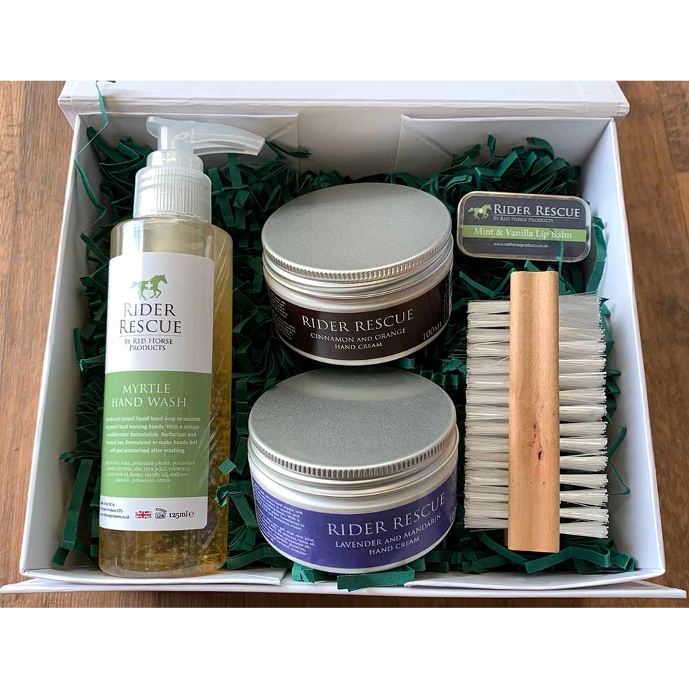 Red Horse rider rescue gift box set
