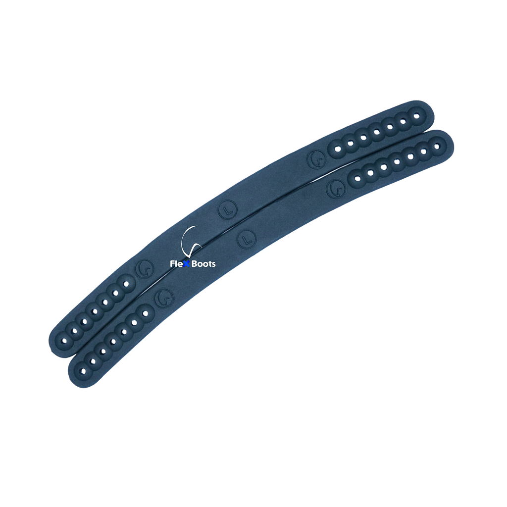 Flex boot back strap