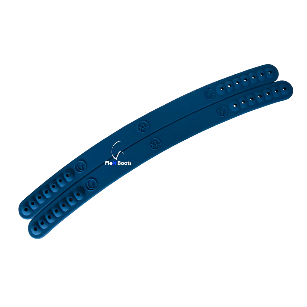 Flex boot back strap