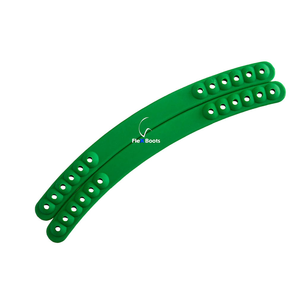 Flex boot back strap
