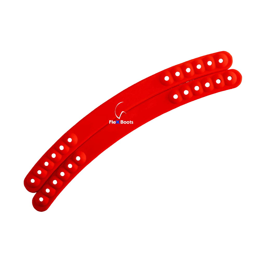 Flex boot back strap