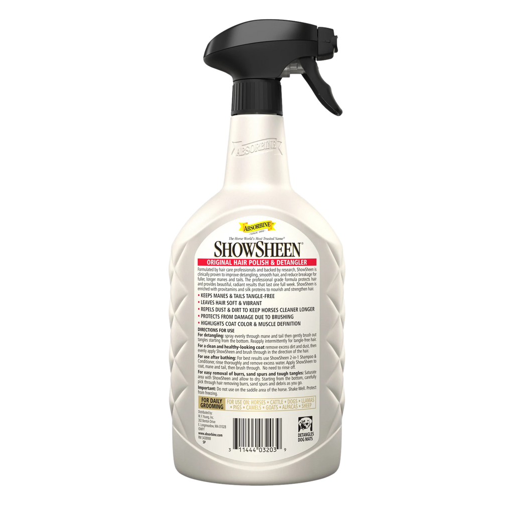 Absorbine showsheen hair polish & detangler