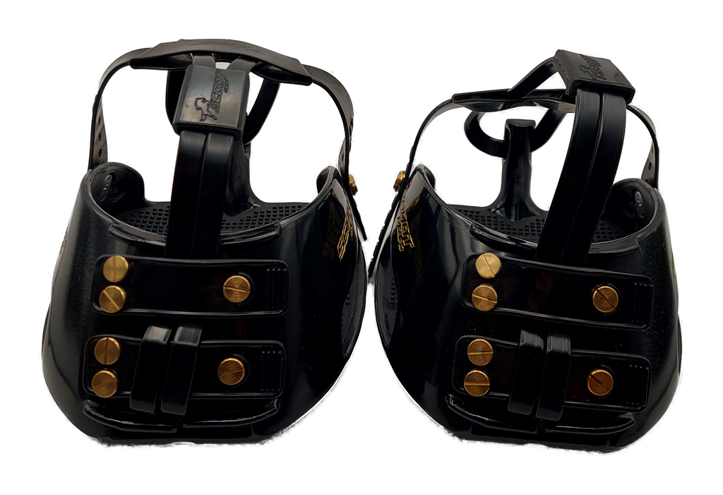 B-vare (B): Scoot boot adjust/enduro str 6 med Bestgrip brodder
