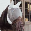 Fly mask classic with ears & nose tassels