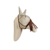 Fly mask classic with ears & nose tassels