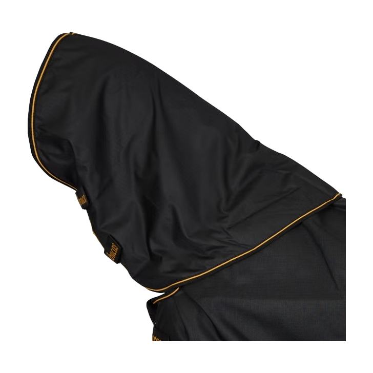Bucas Irish Turnout neck black/gold 300g