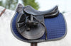 Show-Line Saddle Pad, Jump/AP, Navy/Grey