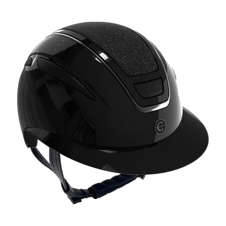 Ridehjelm Elite Polo Lakk Sølv