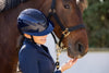 Ridehjelm Elite Polo Lakk Navy