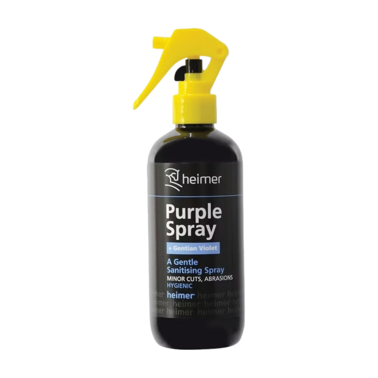 Heimer purple spray