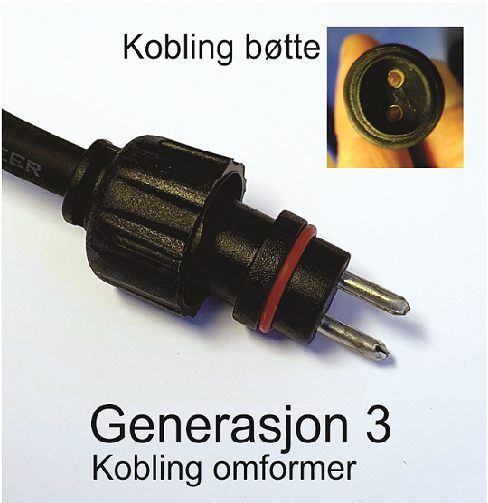 Omformer Gen 3, 150 W til varmebalje 60 liter