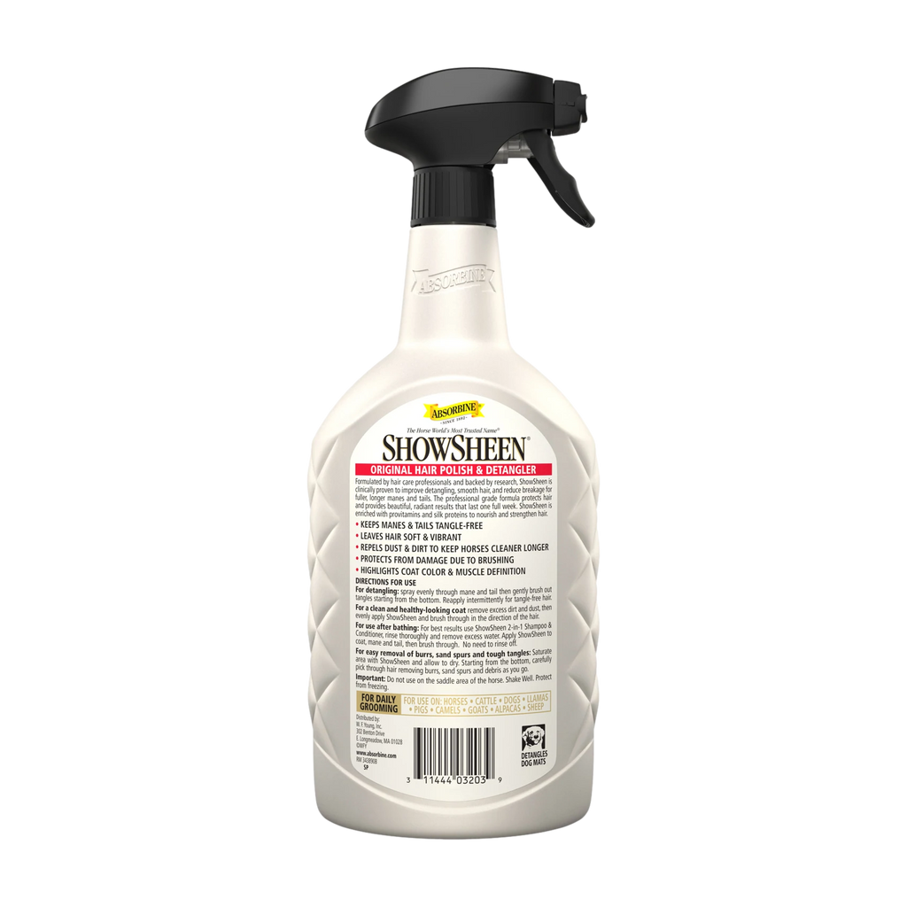 Absorbine showsheen hair polish & detangler
