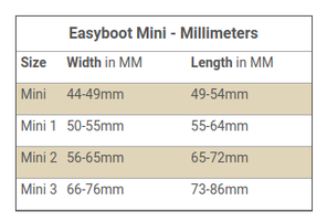 easy boot mini