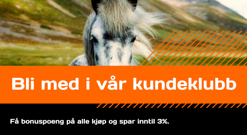 Bli med i vår kundeklubb!