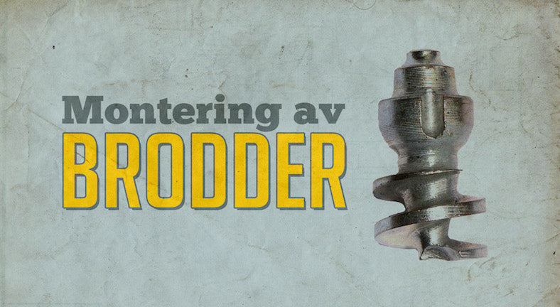 Montering av brodder
